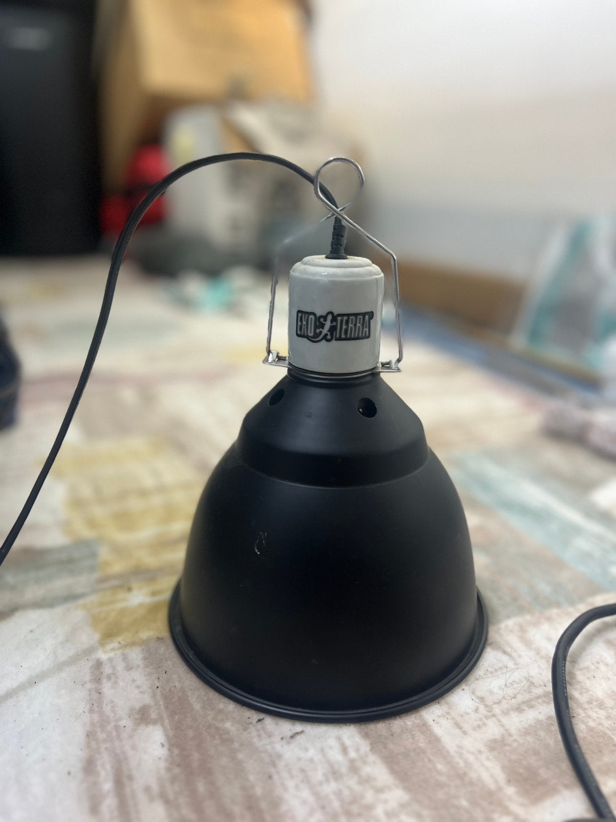 Solar raptor lampen met exo terra lampenkap en ballast, Ophalen of Verzenden, Gebruikt