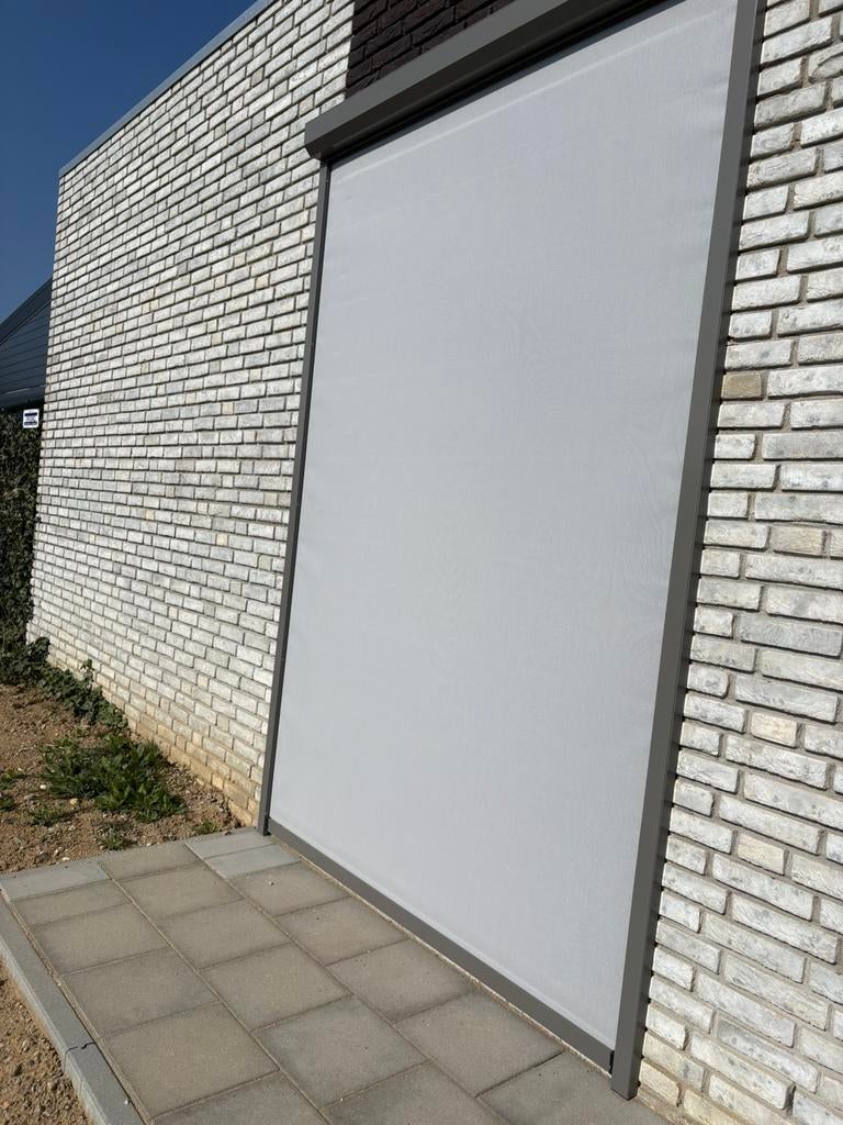 Screen met somfy motor, 150 tot 300 cm, Ophalen, Zo goed als nieuw, Minder dan 250 cm