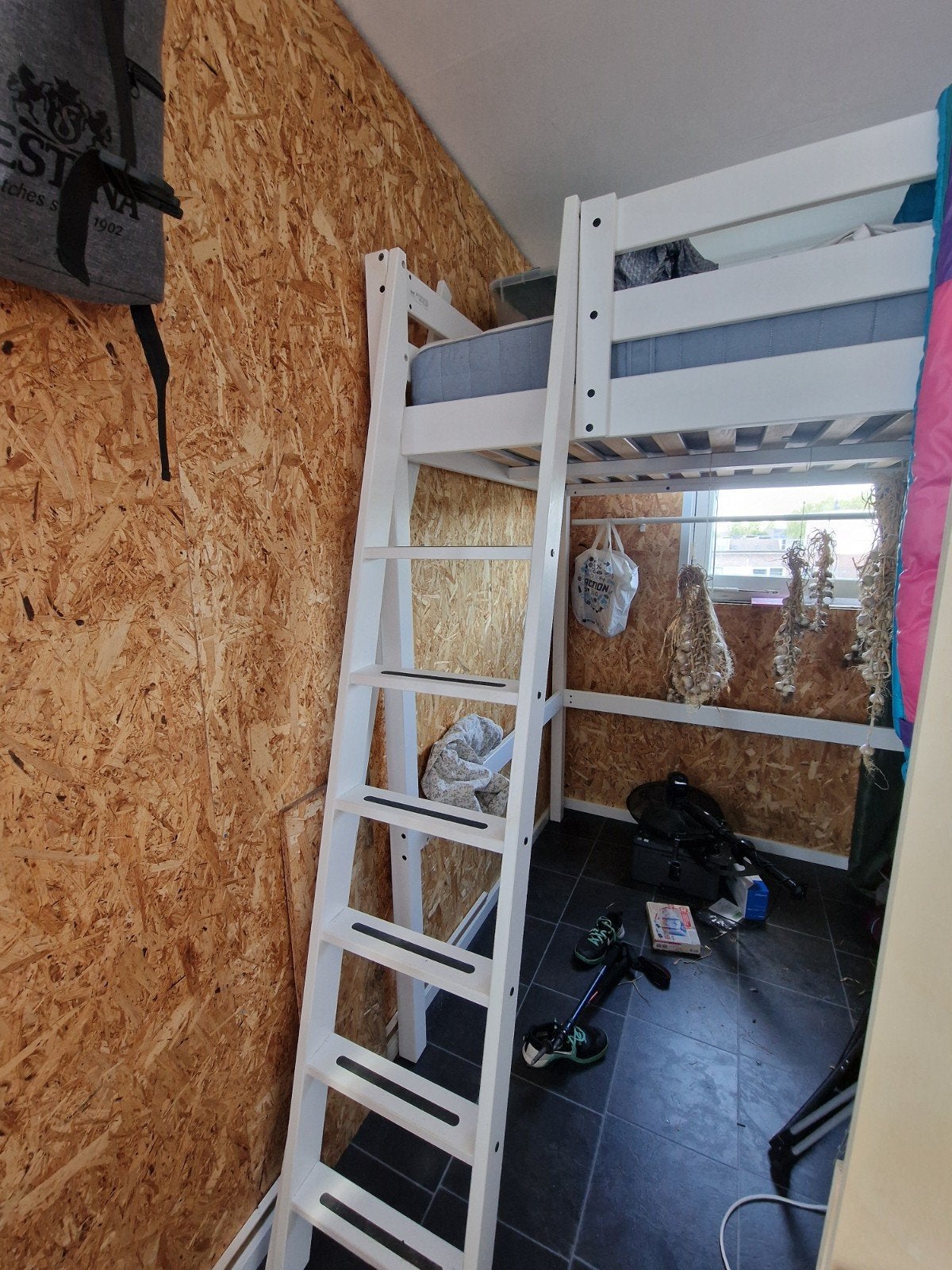Storå tweepersoonshoogslaper Ikea, Huis en Inrichting, Slaapkamer | Stapelbedden en Hoogslapers, Ophalen, Zo goed als nieuw, Tweepersoons