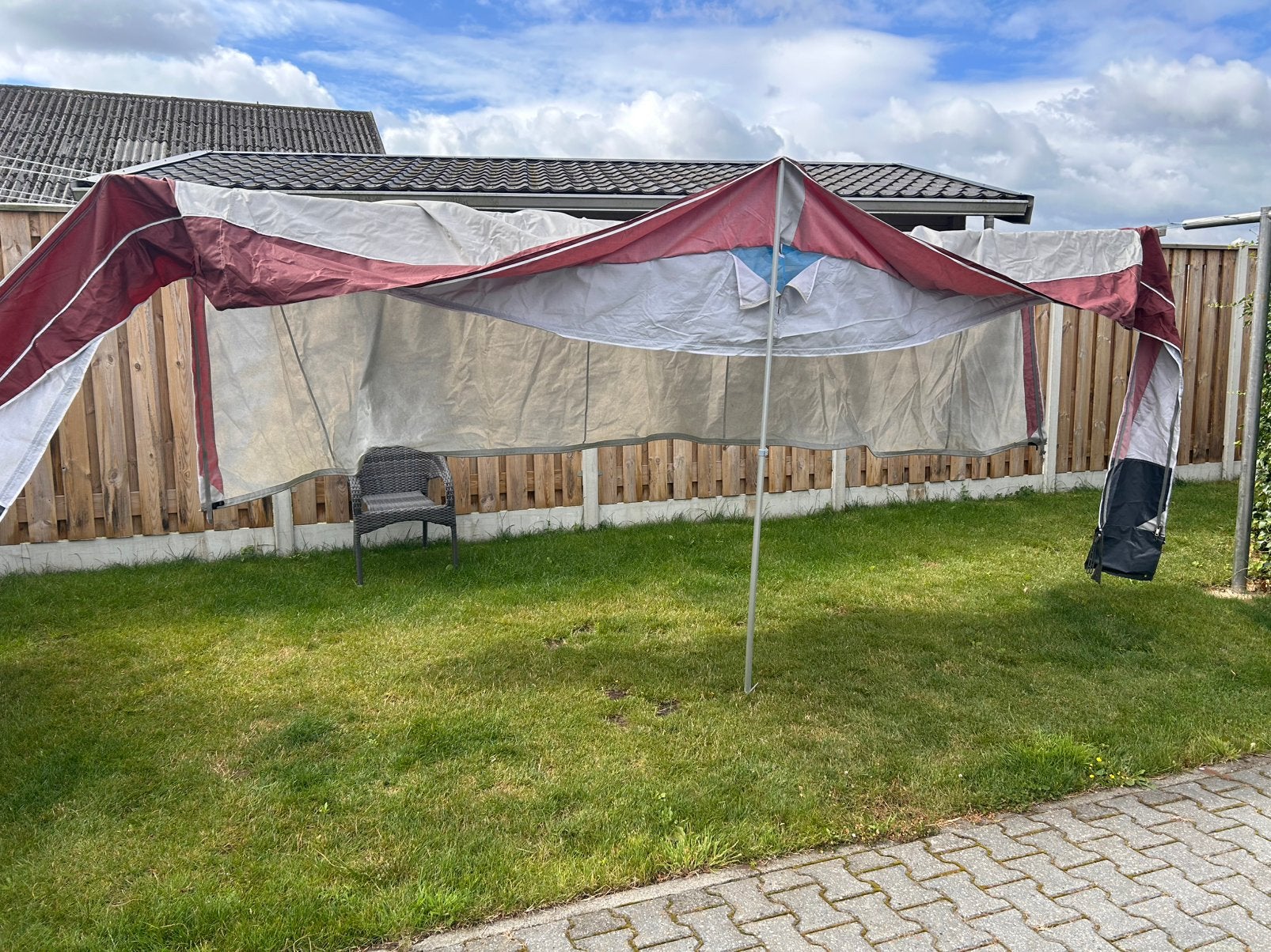 Voortent, Ophalen