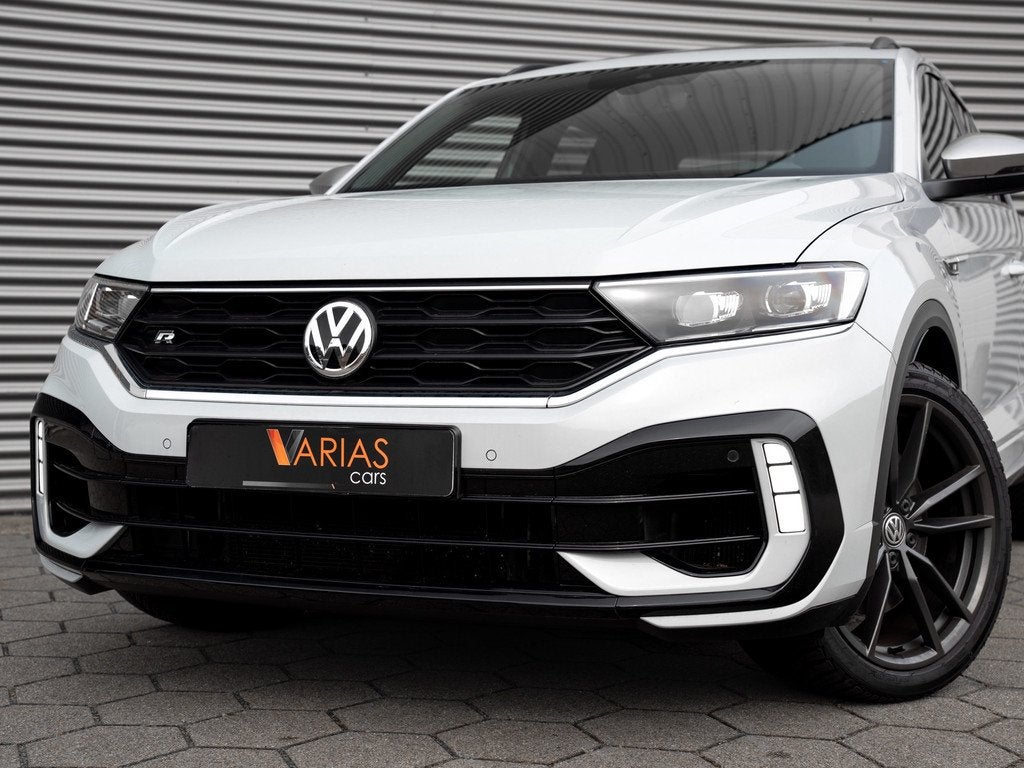 Volkswagen T-Roc 2.0 TSI 4Motion Sport Business R Akra Pano, Automaat, Stof, Gebruikt, Zwart