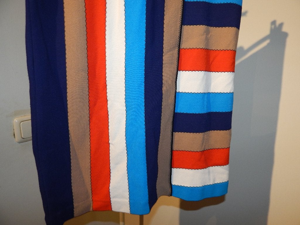Marccain stretch rok breisel kleurrijke vlakken verdeling N4, Kleding | Dames, Maat 38/40 (M), Meerkleurig, Ophalen of Verzenden