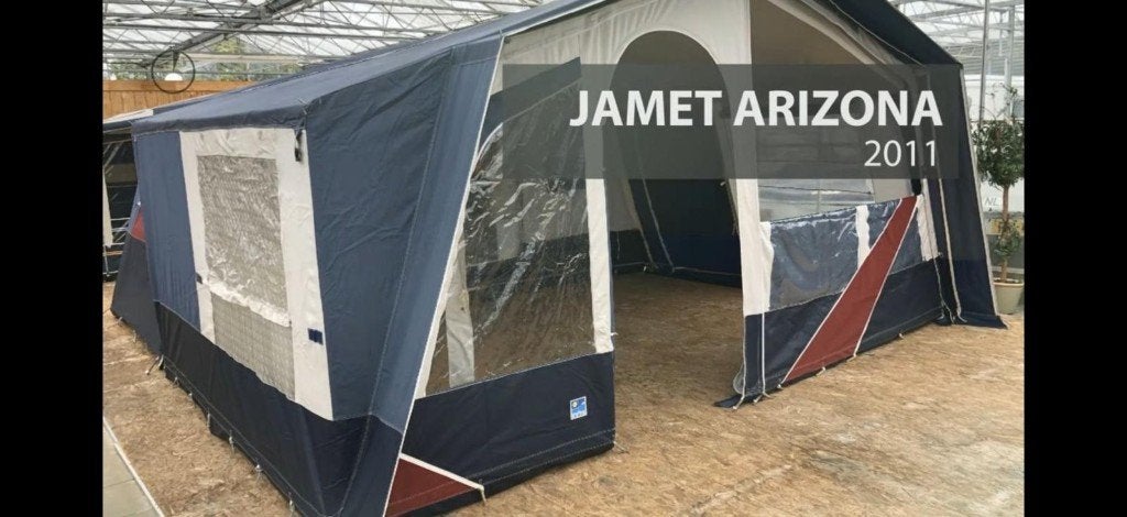 Jamet Arizona 2011 met Bovag 2026 keuring. Zeer compleet., Ophalen, Blauw, Aanwezig, Meer dan 6