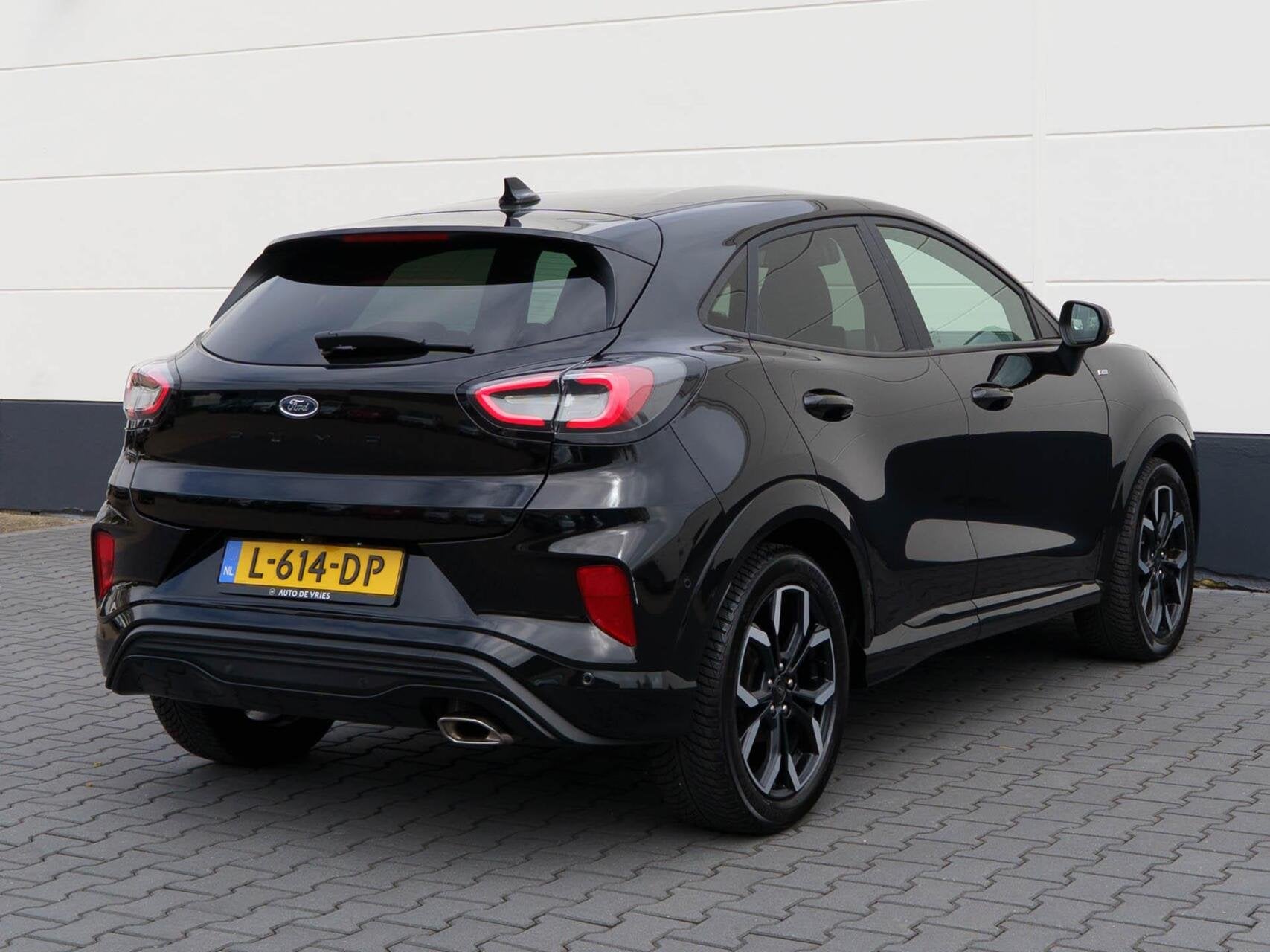 Ford Puma 1.0 EcoBoost 125pk Automaat ST-Line X | Full LED |, 1226 kg, Leder en Stof, Zwart, Origineel Nederlands