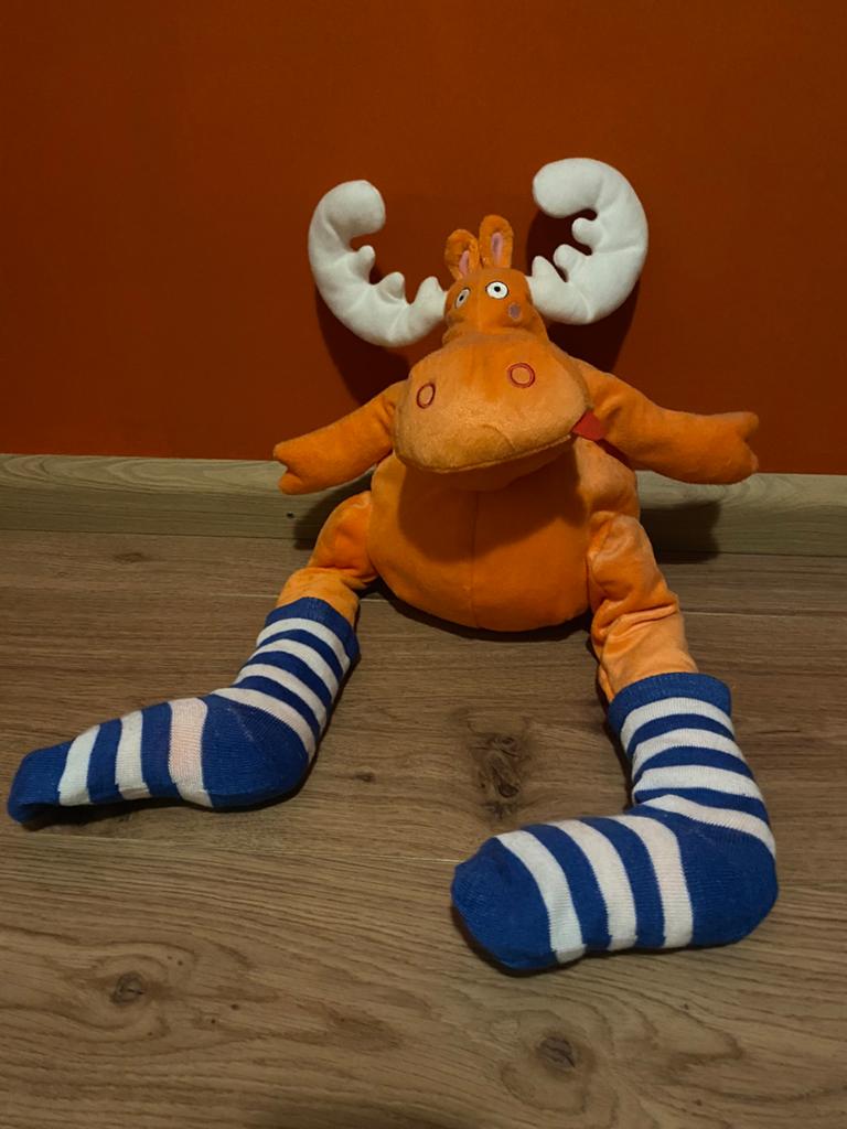 Eland knuffel, Ophalen of Verzenden, Zo goed als nieuw, Overige typen