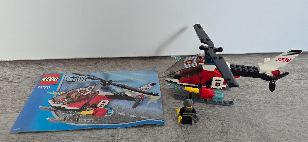Lego 7238 City Helikopter - Compleet!, Kinderen en Baby's, Lego, Ophalen of Verzenden, Compleet, Complete set