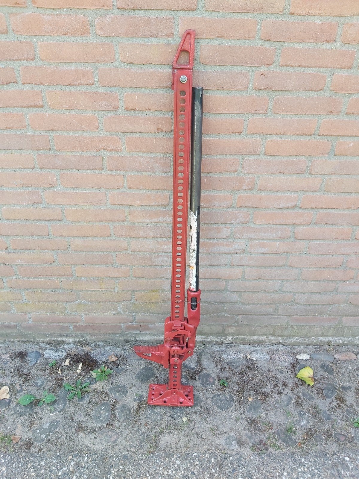 Hi Lift Jack HL-485 122cm Rood, Auto diversen, Krikken, Gebruikt, Schaarkrik, Manueel, Ophalen