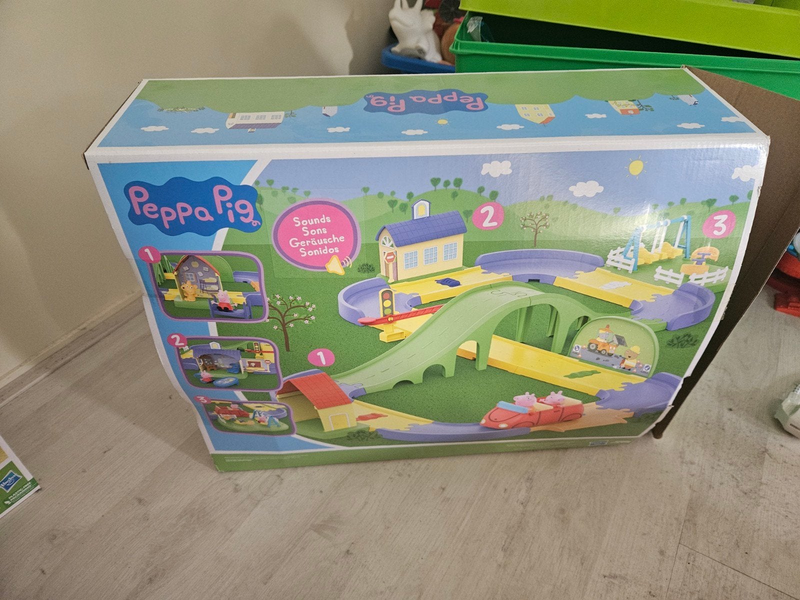 Pappa pig racebaan, Ophalen, Gebruikt