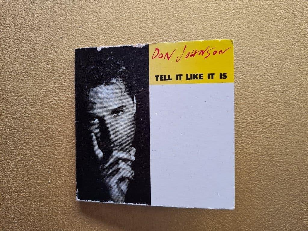 Don Johnson 3 Inch cd single 'Tell It Like It Is', Cd's en Dvd's, Cd Singles, Ophalen of Verzenden, Zo goed als nieuw, Pop