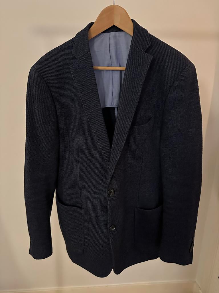 Jasje McGregor Colbert Maat 54 Donkerblauw, Ophalen of Verzenden, Gedragen, Maat 52/54 (L), Blauw