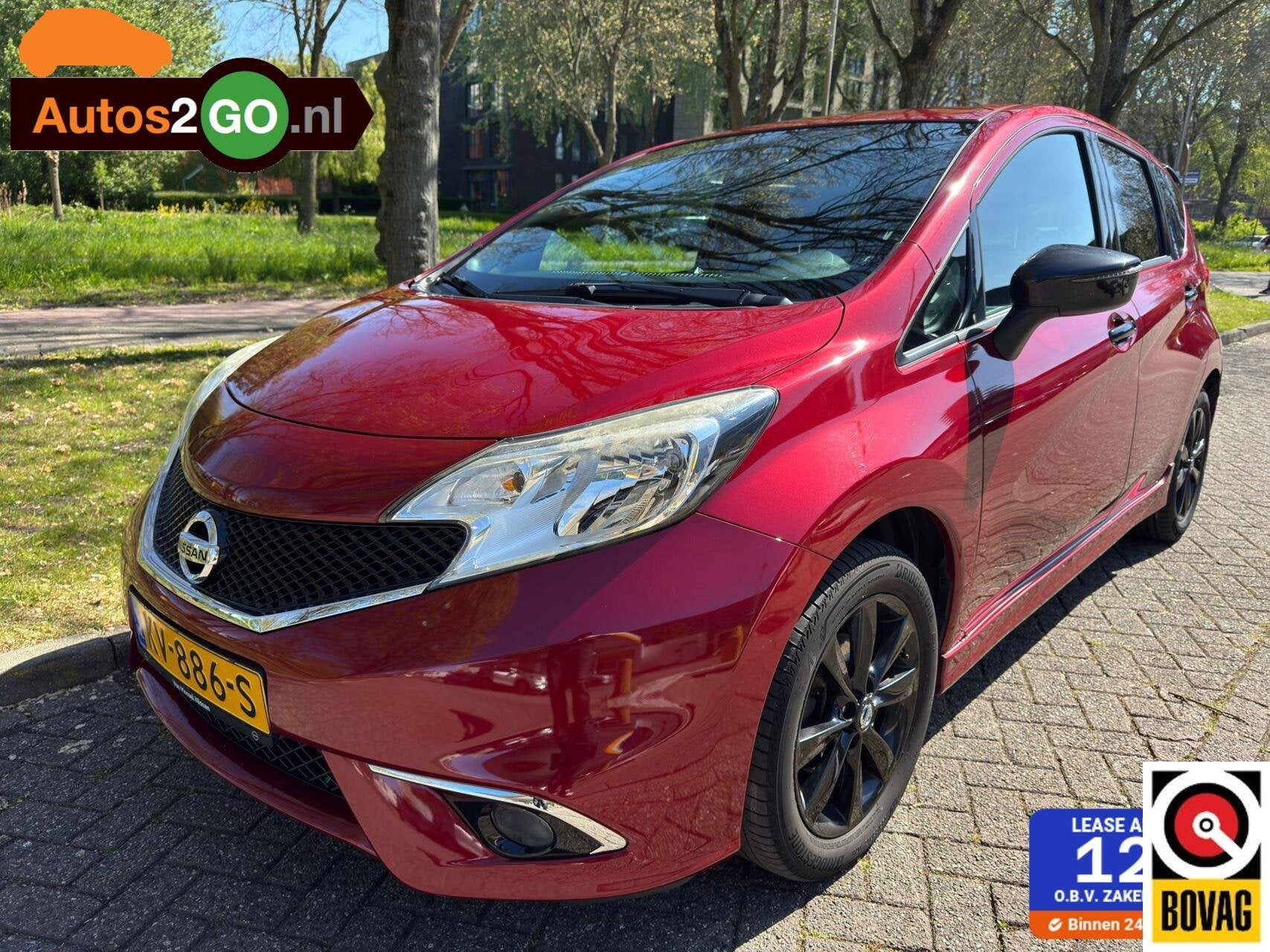 Nissan Note 1.2 Black Edition, Euro 6, 1198 cc, 49 €/maand, Bedrijf