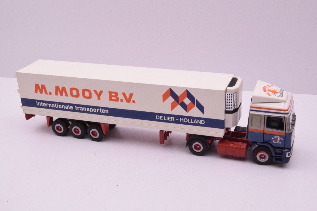 DAF 95 met trailer   '' Mooy Transport - de Lier '' Tekno, Hobby en Vrije tijd, Ophalen of Verzenden, Zo goed als nieuw, Bus of Vrachtwagen