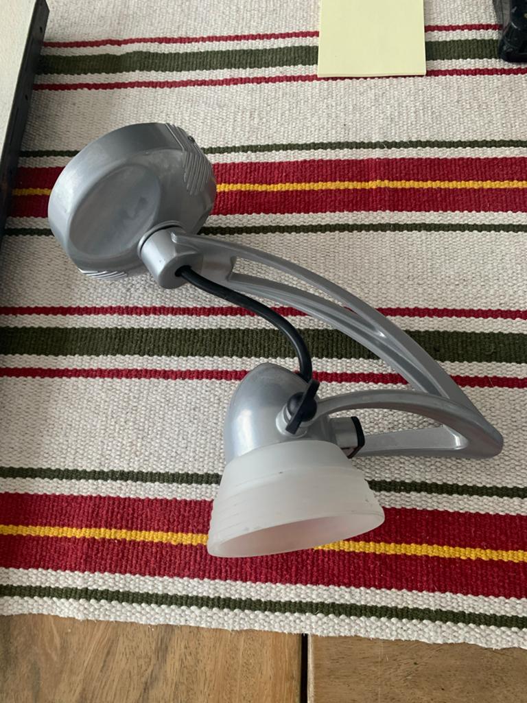 Set van 3 RVS Spotjes GU/10 - Jaren ‘80 stijl, Ophalen of Verzenden, Gebruikt