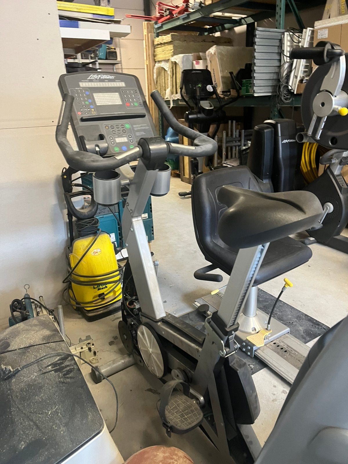 fiets hometrainer lifefitness, Sport en Fitness, Fitnessmaterialen, Ophalen, Gebruikt, Overige typen