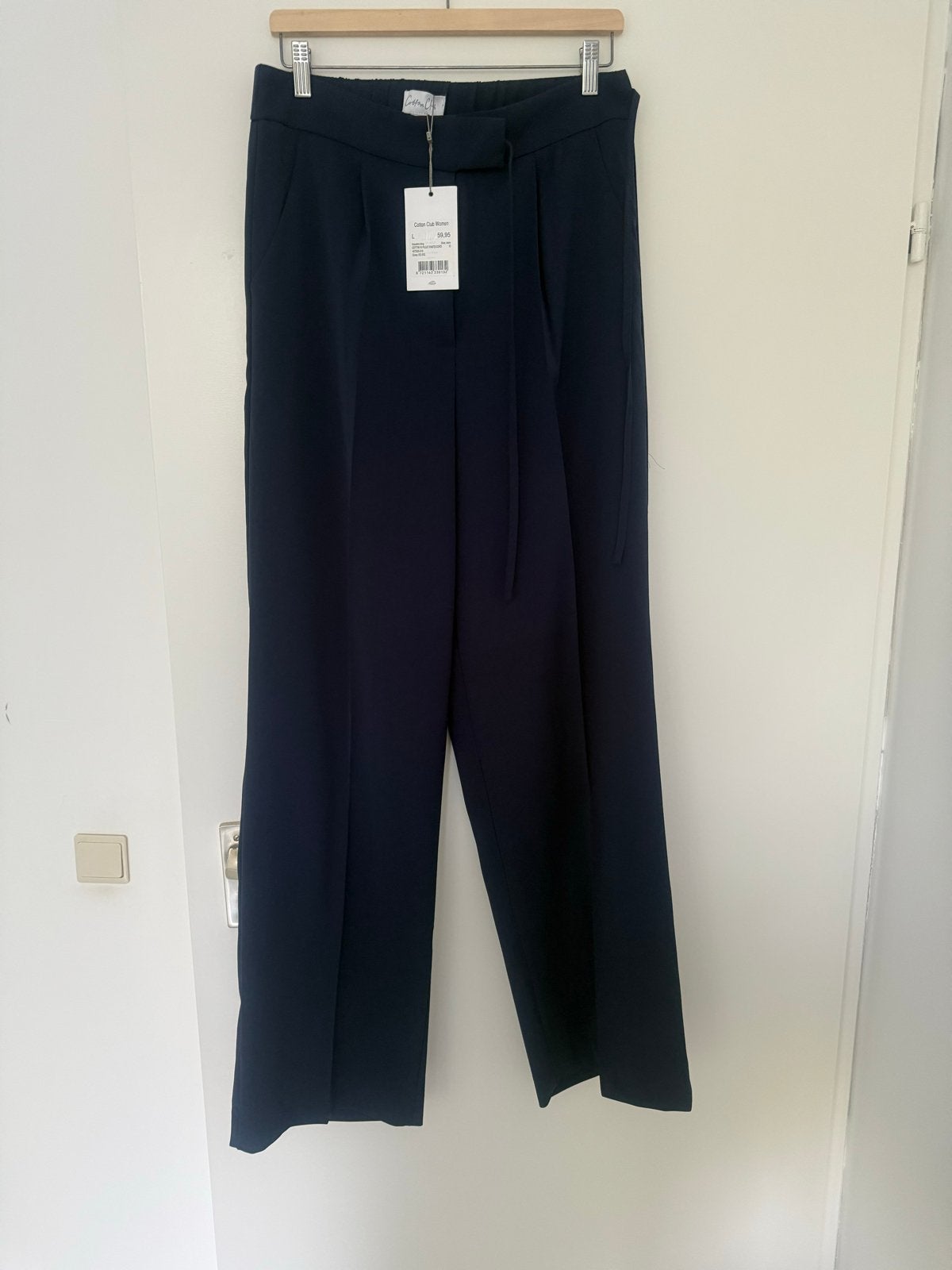 Nieuwe Cotton Club Dames Broek - Maat L, Donkerblauw, Kleding | Dames, Blauw, Maat 42/44 (L), Nieuw, Ophalen of Verzenden