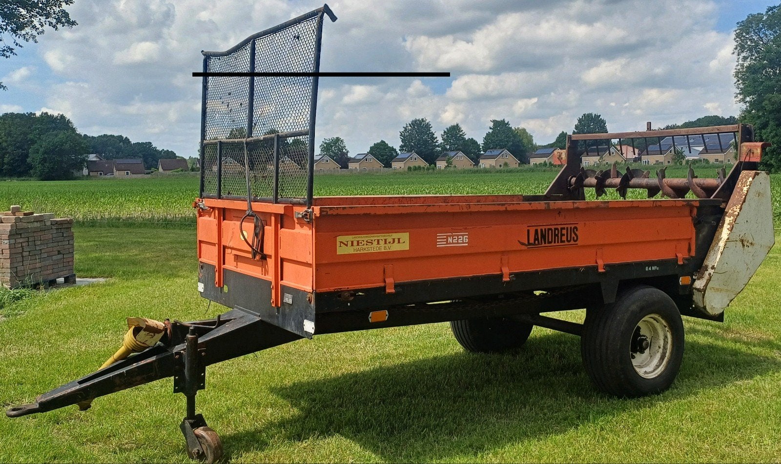 Landreus agromet mestwagen meststrooier mest wagen, Ophalen, Gewasbescherming en Bemesting