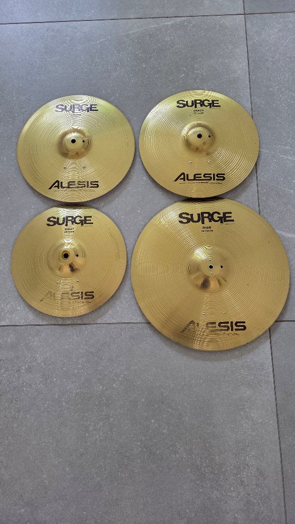 ALESIS SURGE CYMBAL KIT, Ophalen of Verzenden, Gebruikt, Overige merken, Elektronisch