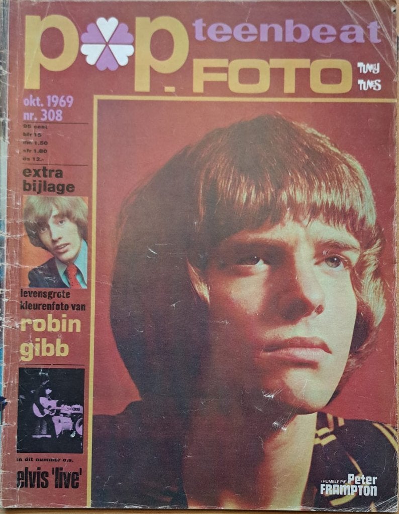 Popfoto Oktober 1969 MET POSTER!, Ophalen of Verzenden, 1960 tot 1980, Nederland, Tijdschrift