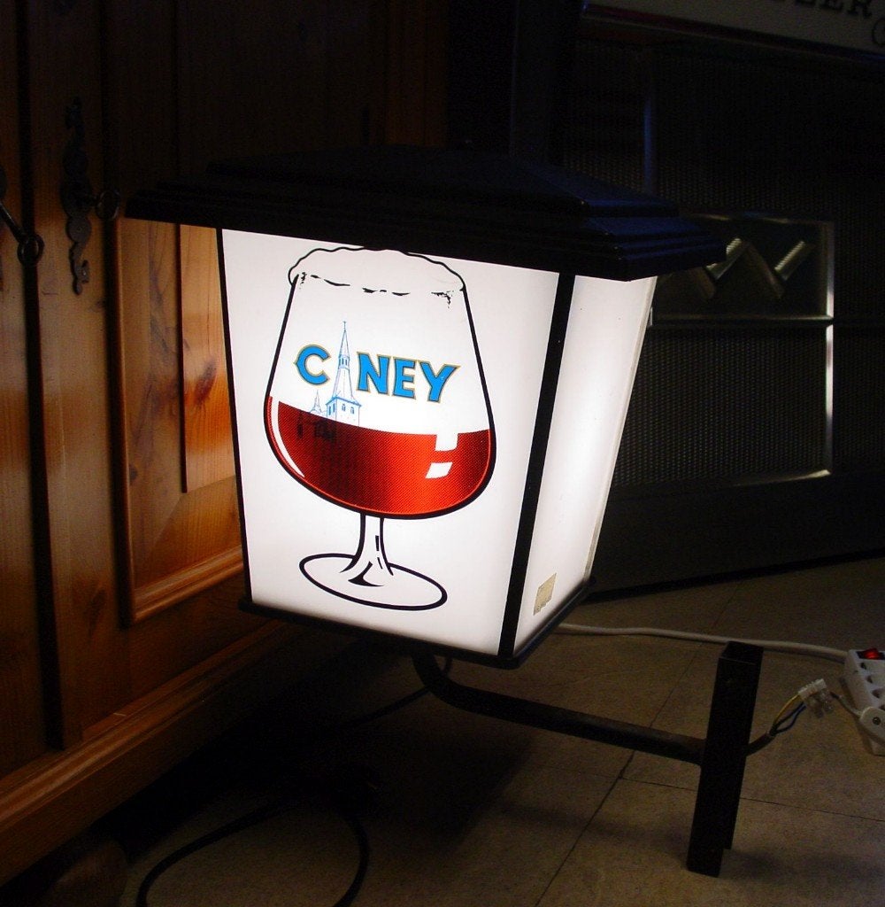 CINEY LICHTREKLAME LANTAARN, Ophalen of Verzenden, Overige merken