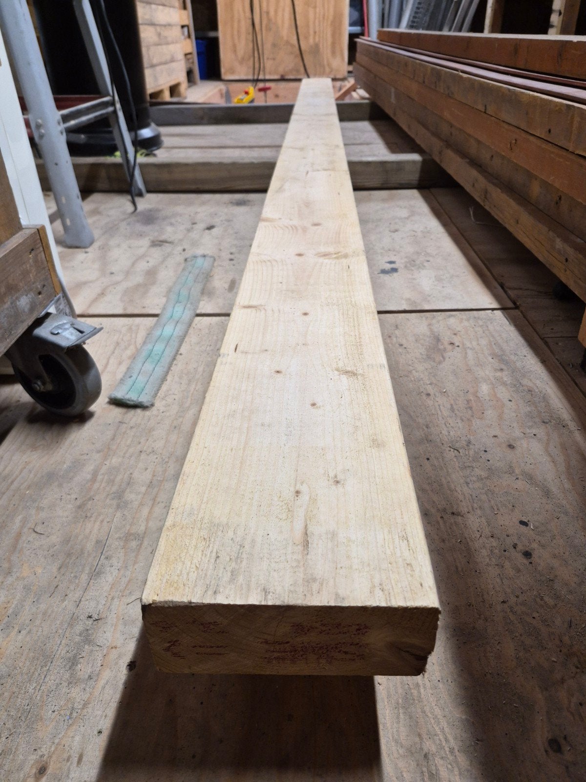 1x gording 360cm, Ophalen, Nieuw, Balk, Vuren