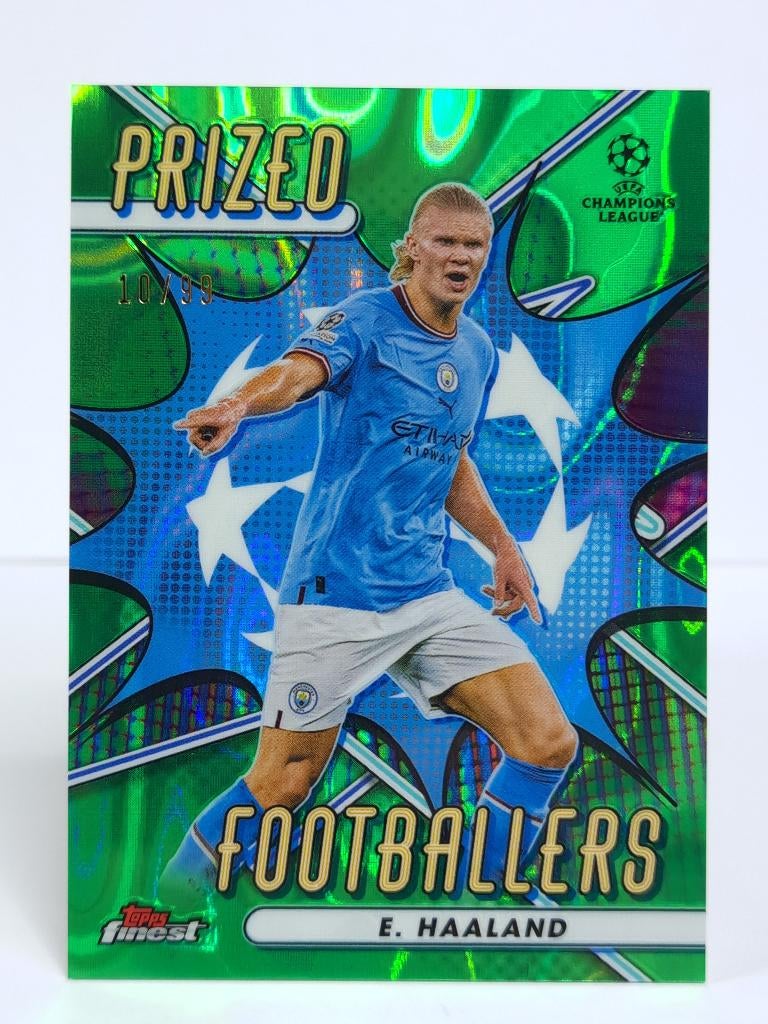 Topps Finest - Erling Haaland - PF-15 - Green - #/99, Buitenlandse clubs, Spelerskaart, https://uk.topps.com/support, Verzenden