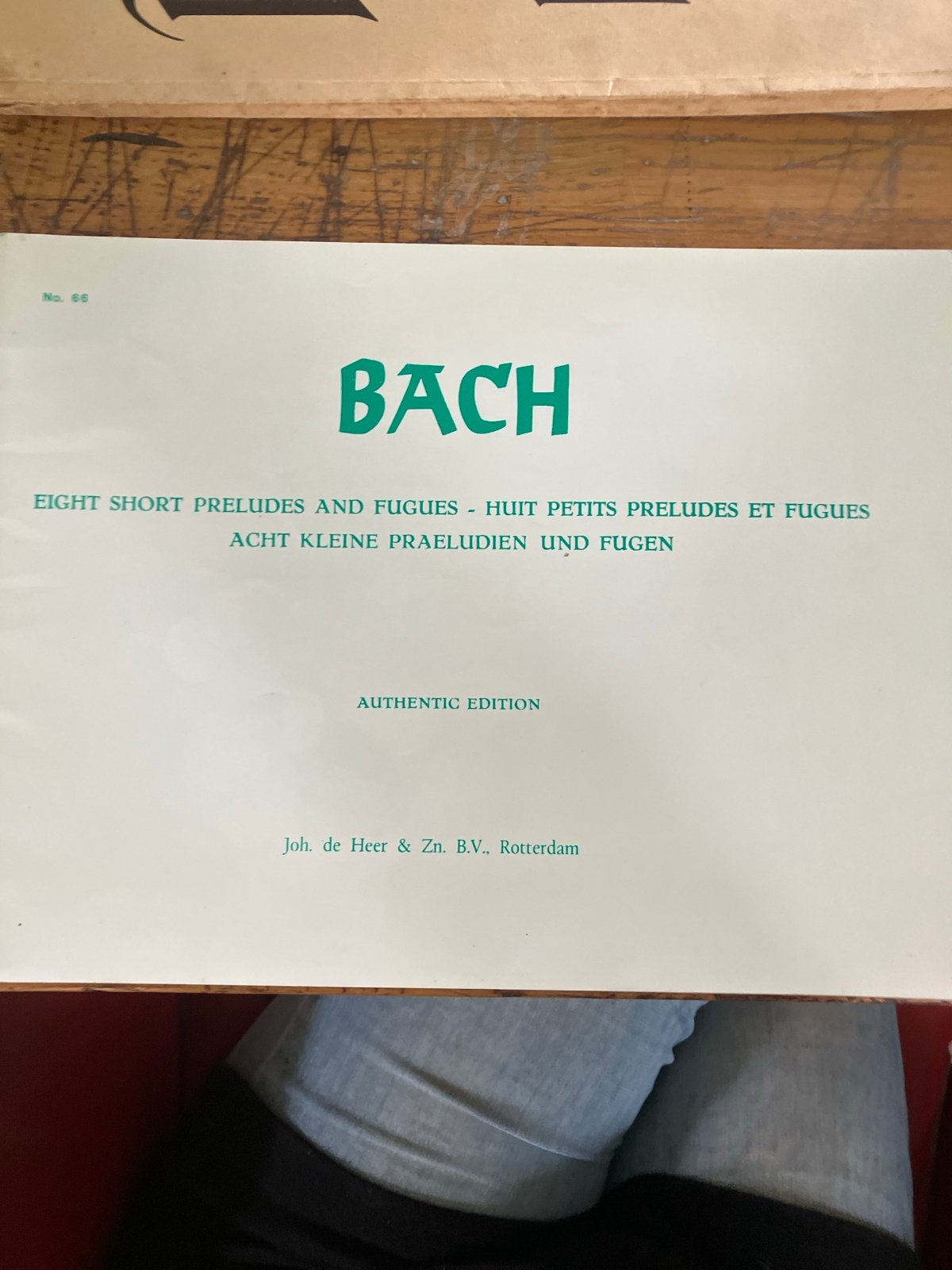 Bach: Acht Kleine Praeludien und Fugen - Authentieke Editie, Gebruikt, Klassiek, Ophalen of Verzenden, Artiest of Componist