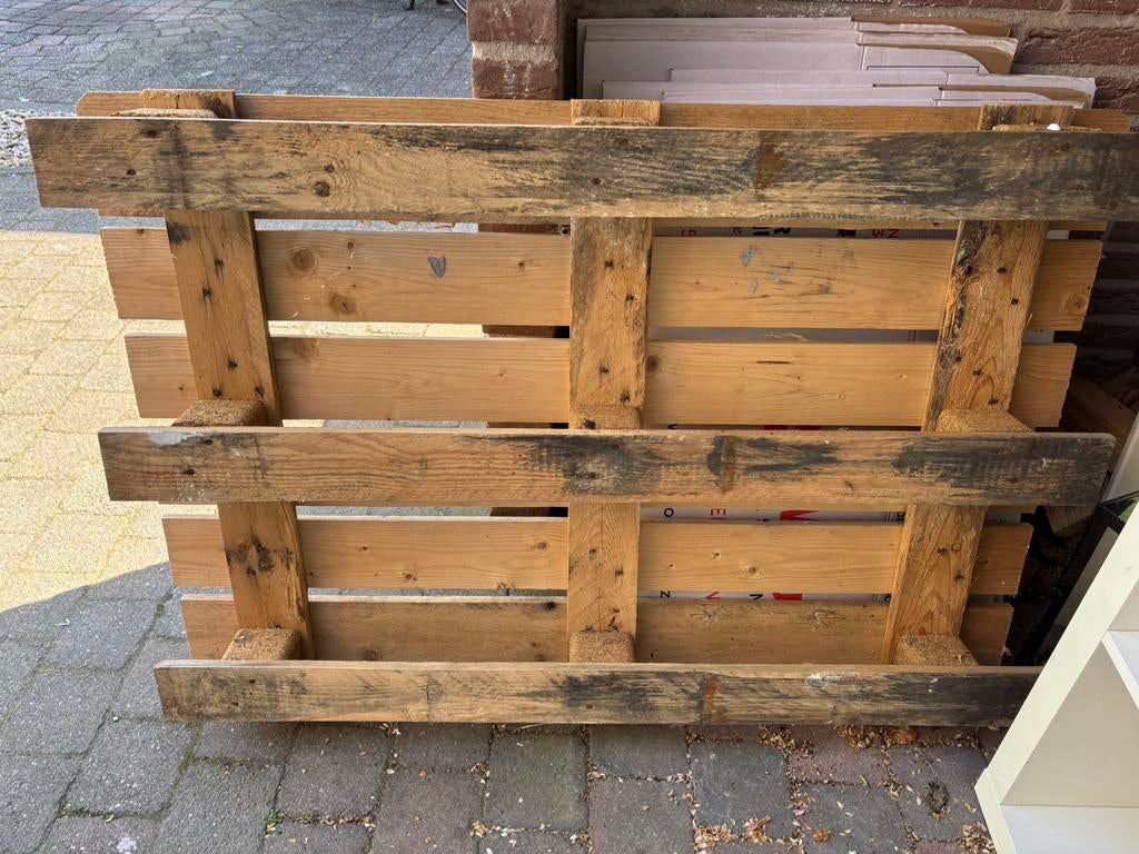 Pallet gratis ophalen, Doe-het-zelf en Verbouw, Hout en Planken, Ophalen, Zo goed als nieuw, Minder dan 200 cm, Vuren