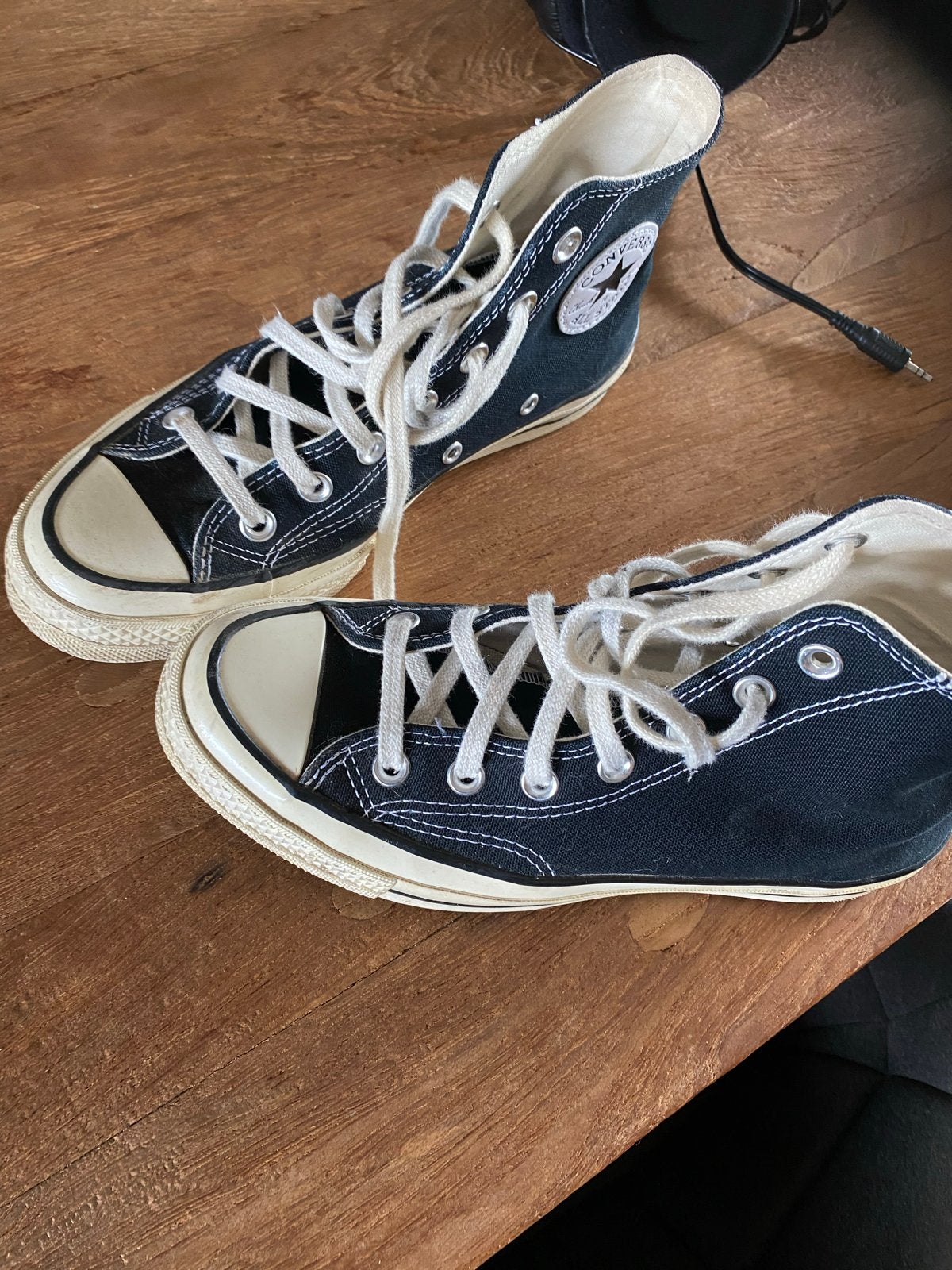 Converse All Star Chuck 70 High Top Zwart, Kleding | Dames, Schoenen, Ophalen, Zo goed als nieuw, Zwart, Sneakers of Gympen