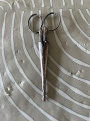 Zilveren antieke schaartje, Antiek en Kunst, Antiek | Gereedschap en Instrumenten, Ophalen of Verzenden