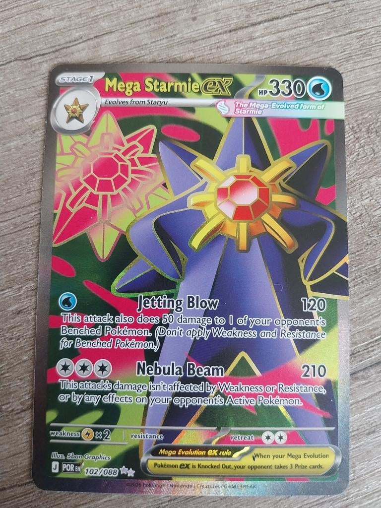 Mega Starmie ex, Ophalen of Verzenden