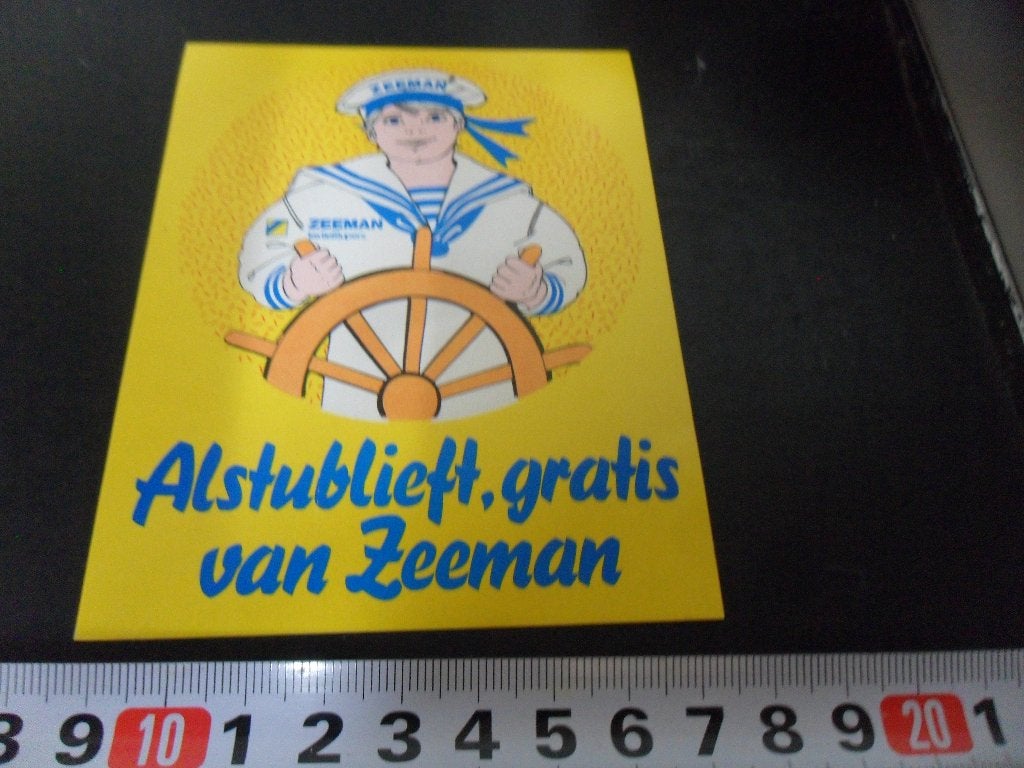sticker ZEEMAN Alstublieft, van ZEEMAN *, Ophalen, Zo goed als nieuw