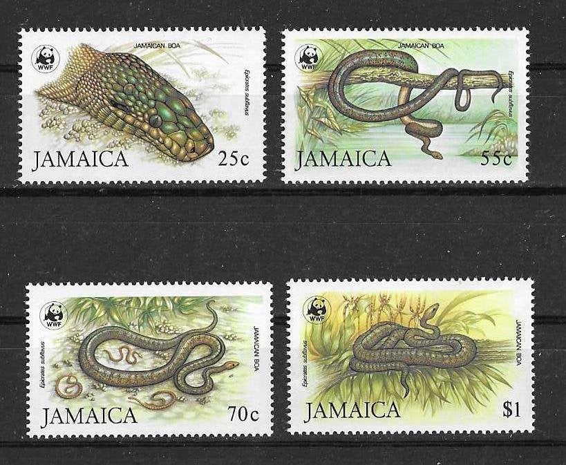 Jamaica Michel 591 I-594 I postfris WNF   SLANGEN, Ophalen of Verzenden, Postfris, Midden-Amerika