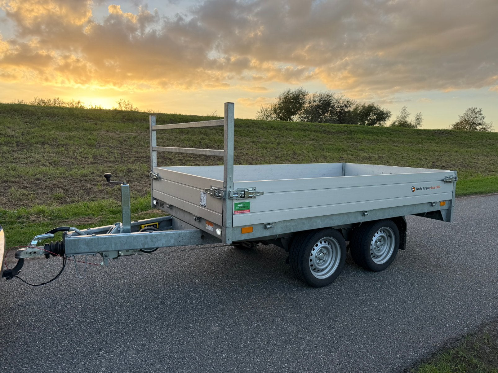 Saris Kipper 2000 kg | 2020 | 280x150 | nieuwstaat, Auto diversen, Ophalen, Zo goed als nieuw