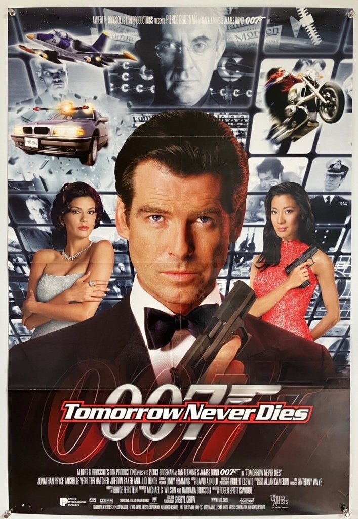 8 Originele bioscoop filmposters - o.a. Bond, Verzamelen, Ophalen of Verzenden, Gebruikt, A1 t/m A3, Film en Tv