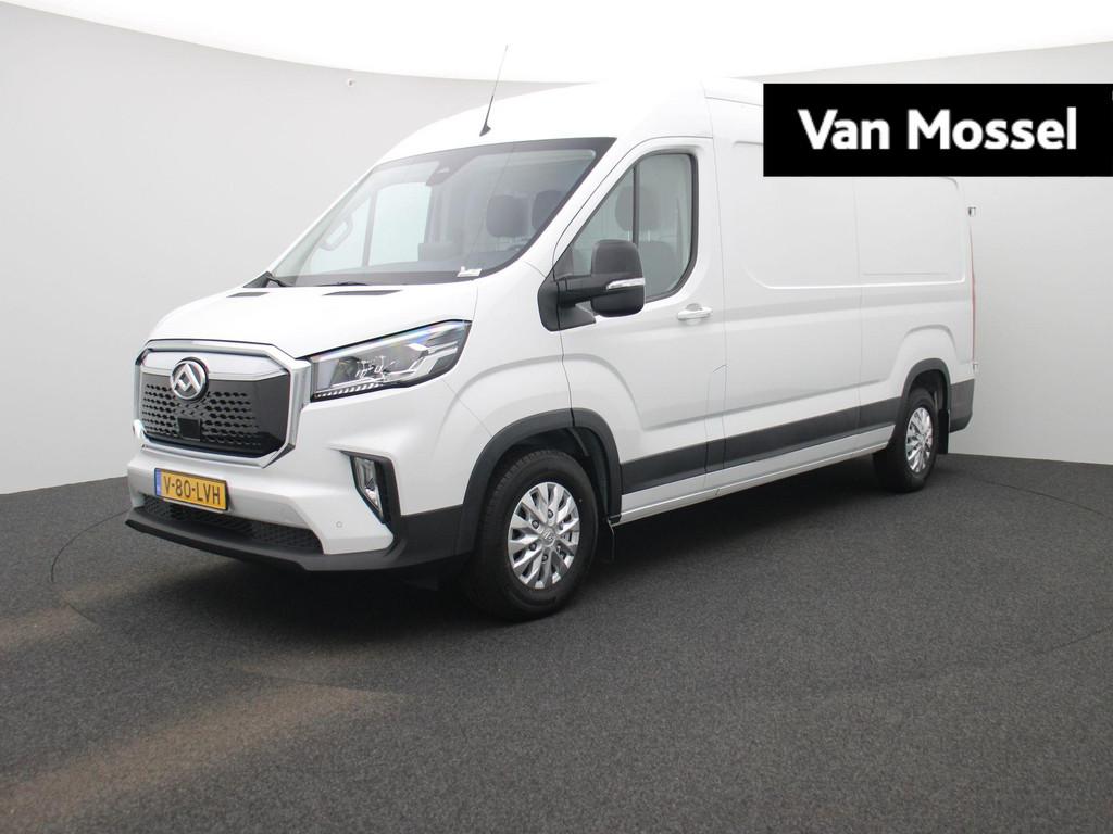 Maxus eDeliver 9 L3H2 Business DEAL 89 kWh | Betrouwbaar Ele, Auto's, Stof, Zwart, 89 kWh, Maxus
