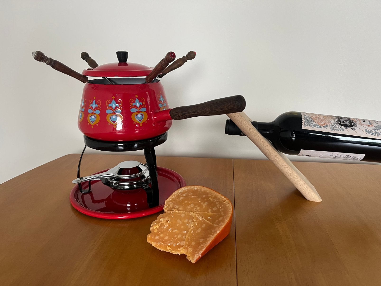 Kaasfondue set, Witgoed en Apparatuur, Fonduesets, Ophalen of Verzenden, Zo goed als nieuw