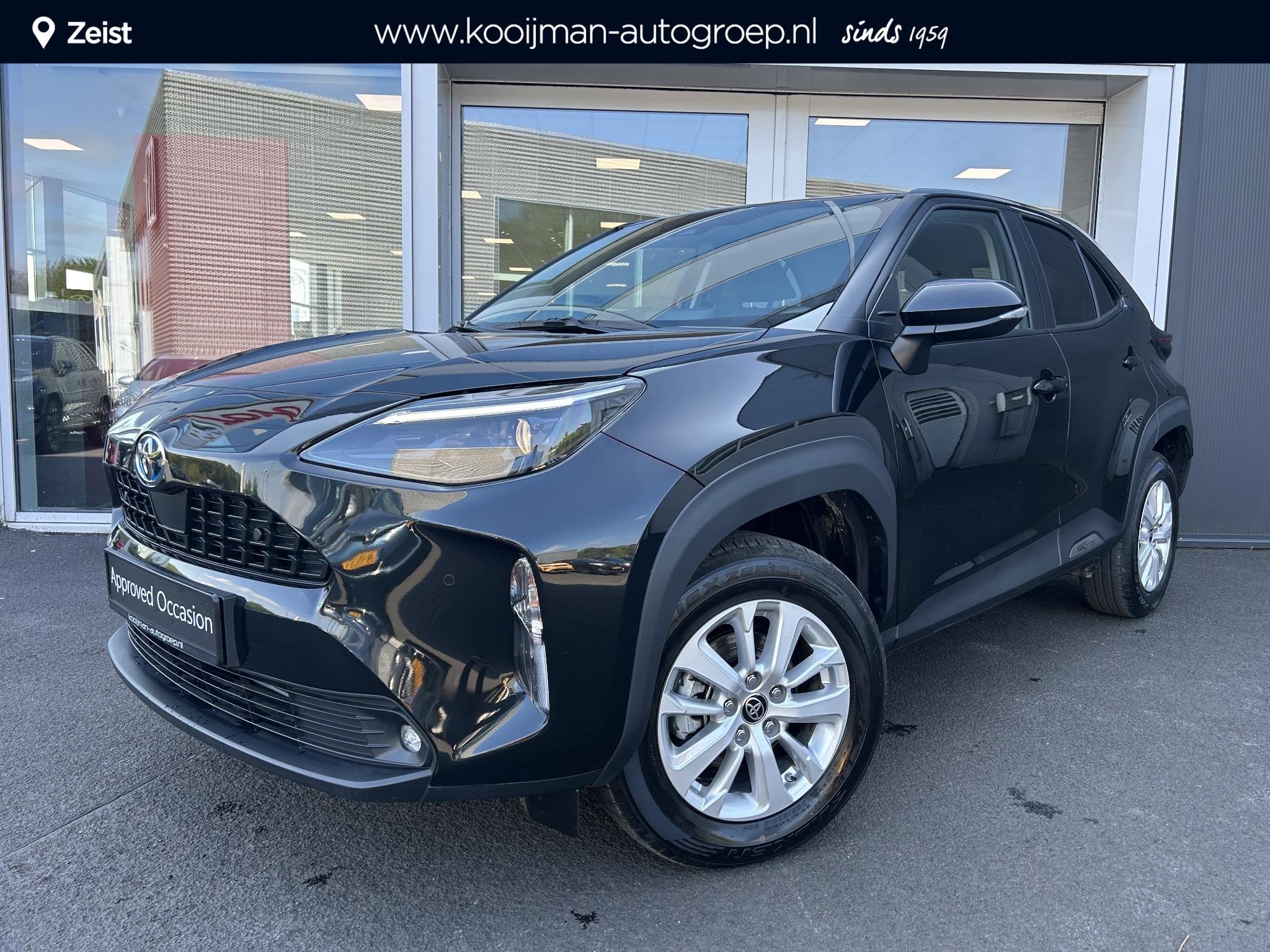 Toyota Yaris Cross 1.5 Hybrid Dynamic Edition | PDC V+A | Ac, Auto's, Stof, Gebruikt, 116 pk, Zwart