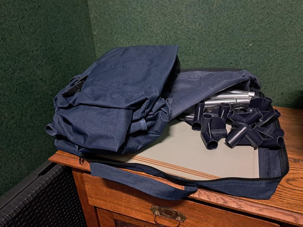 Campingkastje donkerblauw, Ophalen of Verzenden