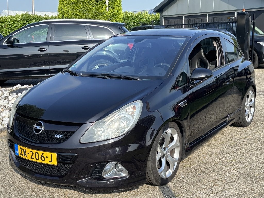 Opel Corsa 1.6 16V Turbo OPC 192PK 3-Deurs 2008 Open Luchtfi, Auto's, Opel, Gebruikt, Zwart, Bedrijf, Handgeschakeld