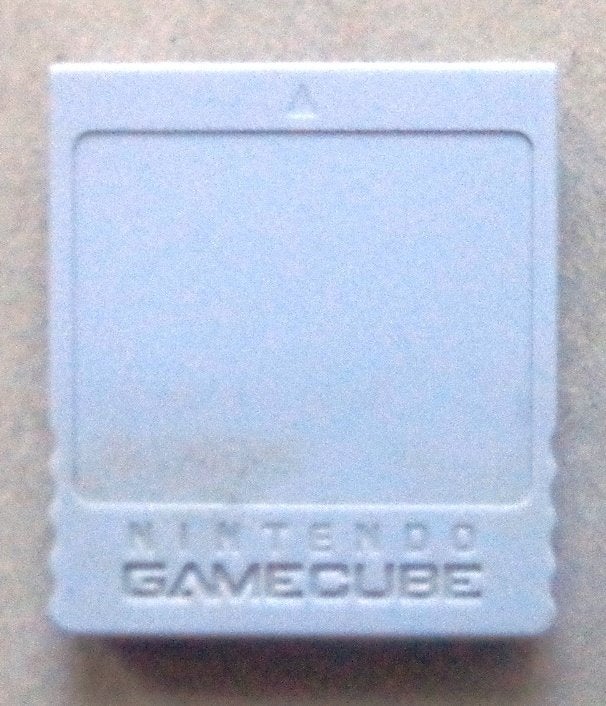 Originele memory card 59 block Nintendo Gamecube, Gebruikt, Overige kleuren, Ophalen of Verzenden, Zonder controller
