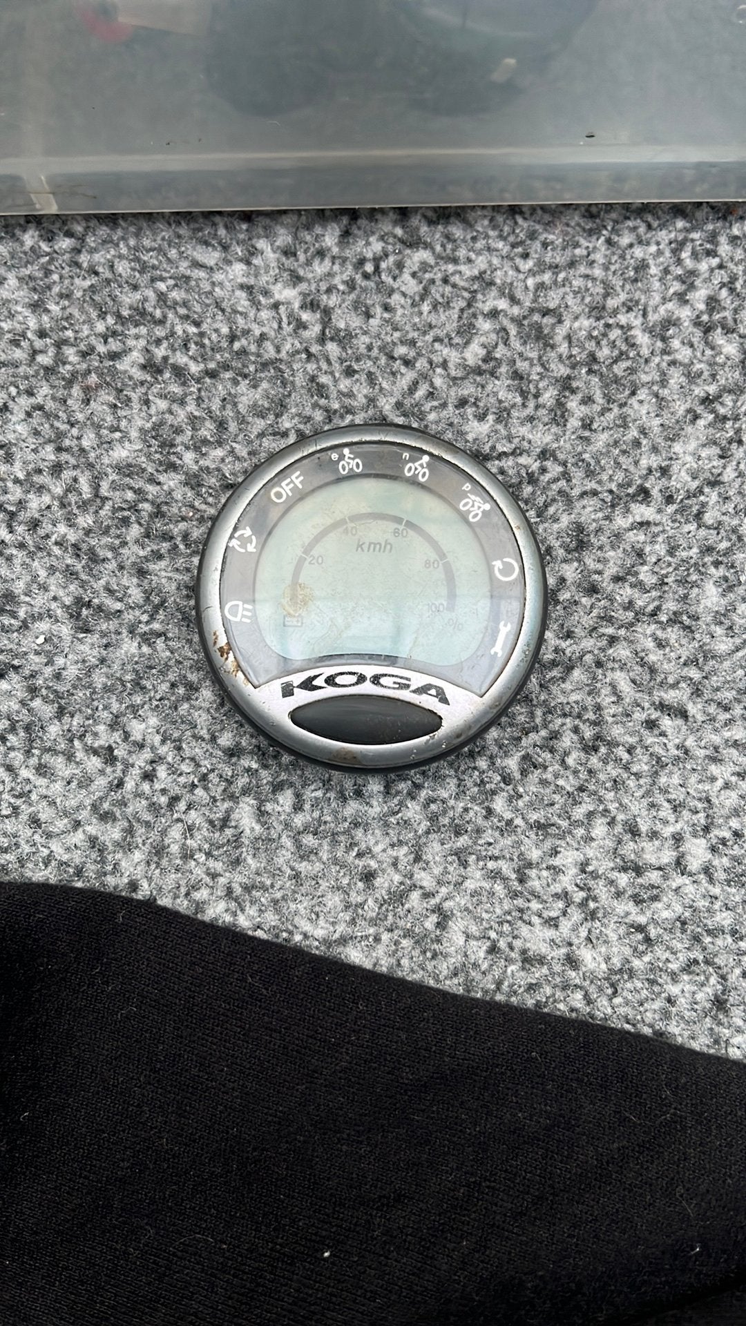 Koga fietscomputer -, Fietsen en Brommers, Fietsaccessoires | Fietscomputers, Ophalen of Verzenden, Snelheidssensor, Gebruikt