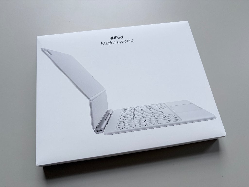 Apple Magic Keyboard iPad Air 11" (M2/M3) – Wit, Wit, Apple iPad Air, 11 inch, Ophalen of Verzenden
