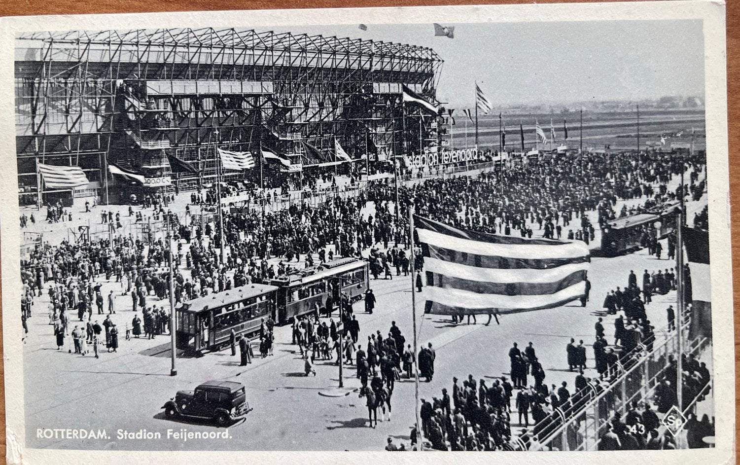 Ansichtkaart Rotterdam Stadion Feijenoord - Voor 1920, Verzamelen, Ophalen of Verzenden, Voor 1920, Gelopen, Zuid-Holland