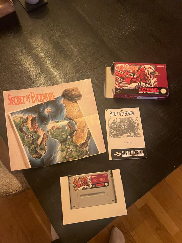 Secret of Evermore SNES PAL Compleet met doos en handleiding, Spelcomputers en Games, Games | Nintendo Super NES, Gebruikt, 1 speler