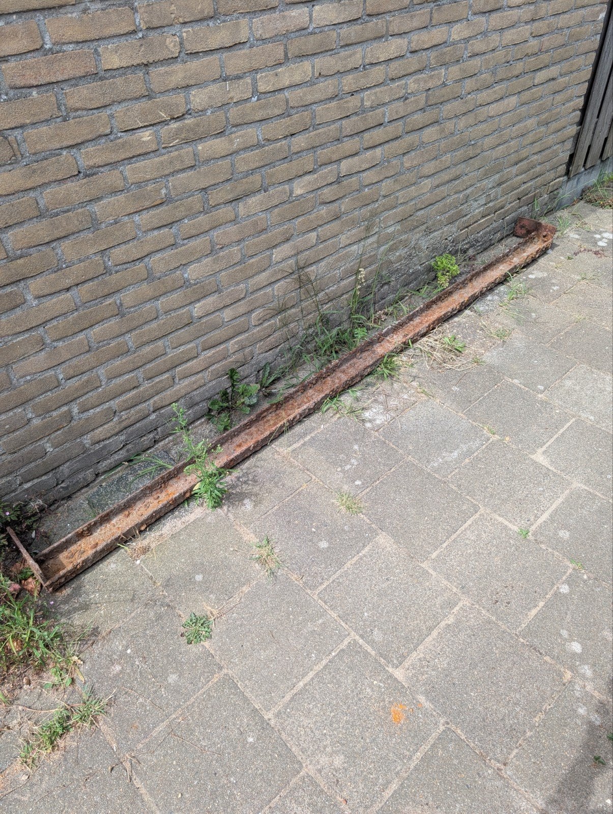 Zware stalen balk 280 cm - Gratis af te halen, Ophalen, Gebruikt, IJzer