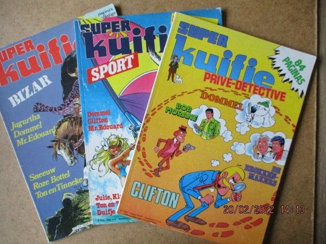 adv5767 super kuifje, Eén stripboek, Ophalen, Gelezen