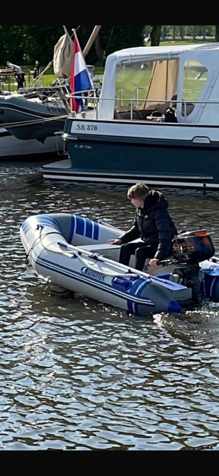 Talamex rubber boot met 6 pk Suzuki motor, Ophalen, Zo goed als nieuw, Talamex