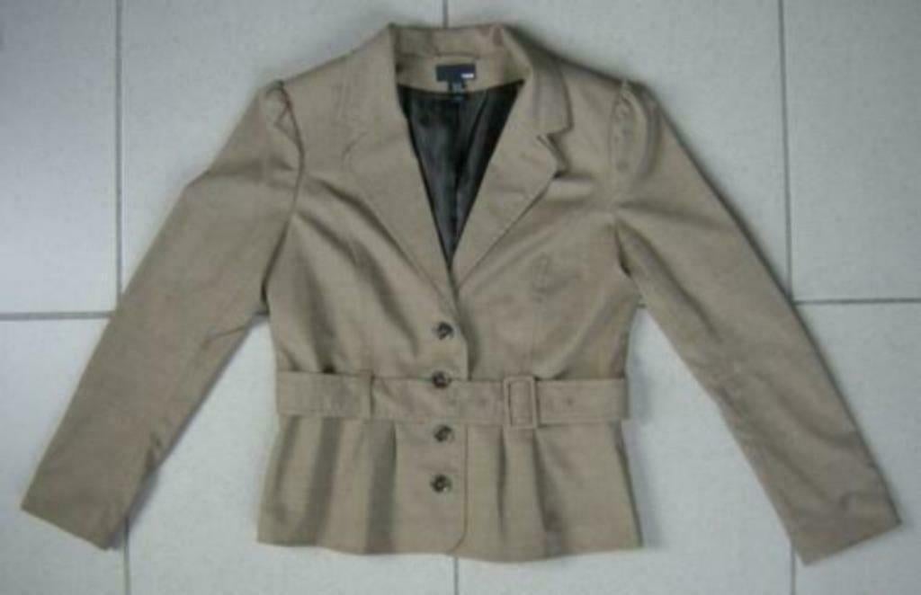 Lichtbruin jasje, H&M., H&M, Bruin, Maat 42/44 (L), Ophalen of Verzenden