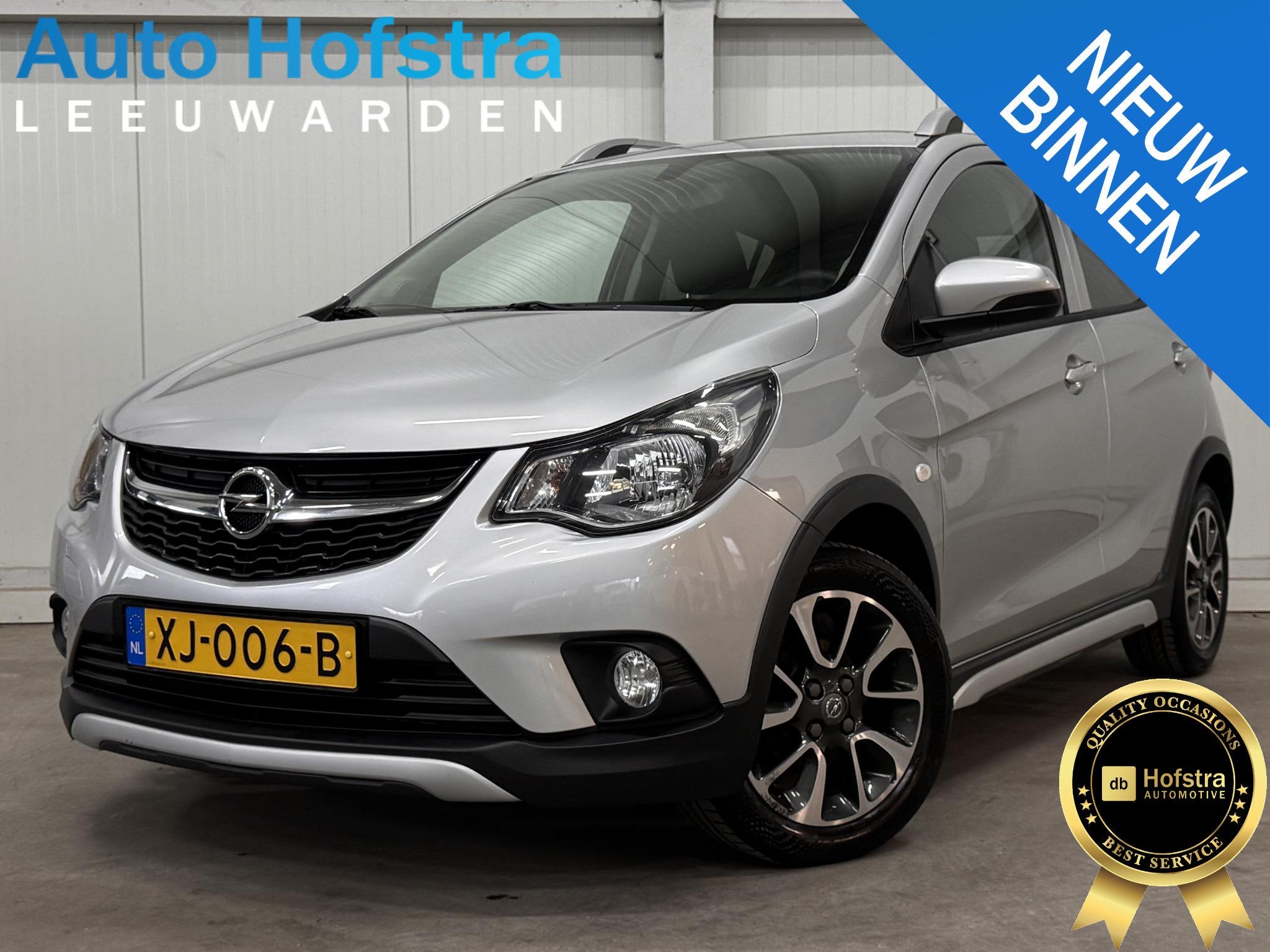 Opel KARL 1.0 Rocks Online Edition LED NAVI AIRCO CRUISE LMV, Voorwielaandrijving, Stof, Gebruikt, 23 km/l