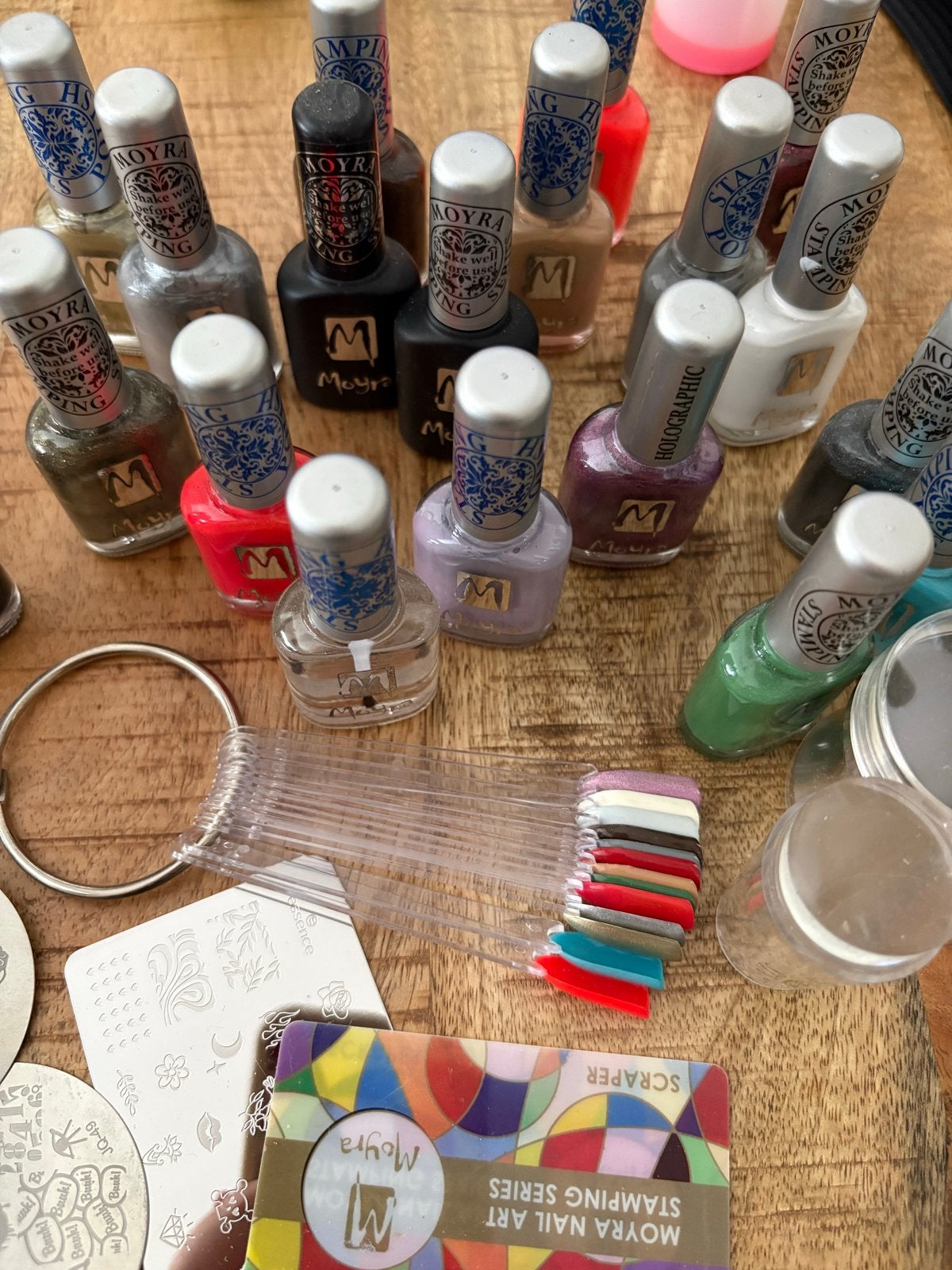 Moyra Stempel Producten voor Nagels - Complete Set, Ophalen of Verzenden, Gebruikt, Overige typen